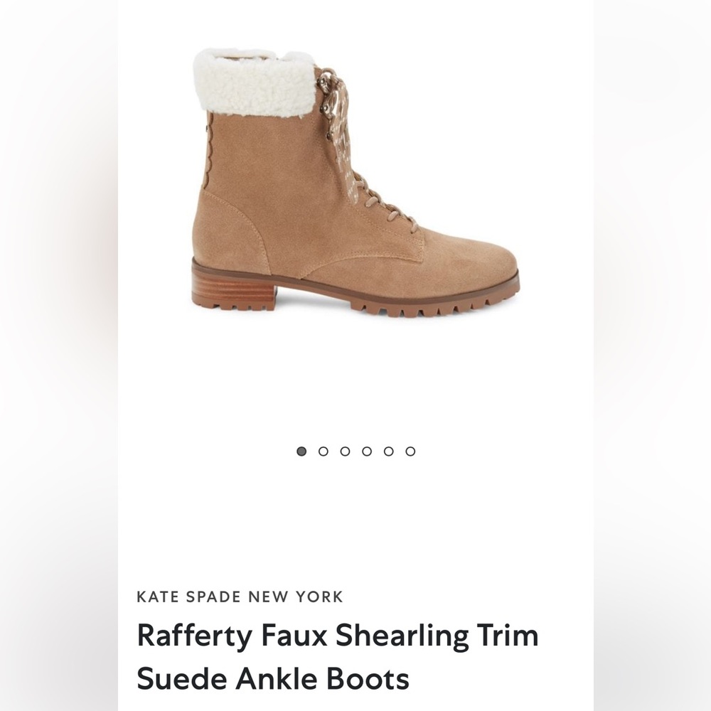 Kate Spade Rafferty Suede&Shearling Boot🥾